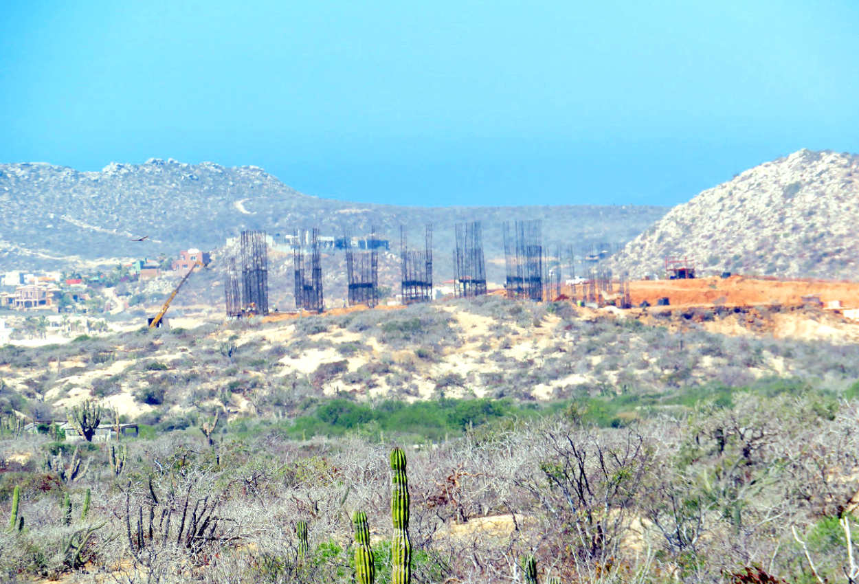 A building is rising.  There are three pads under development.  Construction may take more than two years to complete, based upon past practices.  The Celebrate Park is taking top priority, and it is not likely to be open until 2022.  So, East Cape is more than four years away.